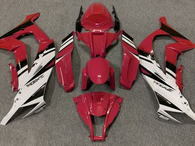 11-15 Rot Glänzend & Weiß ZX10R Verkleidung
