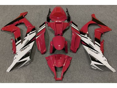 11-15 Rot Glänzend & Weiß ZX10R Verkleidung