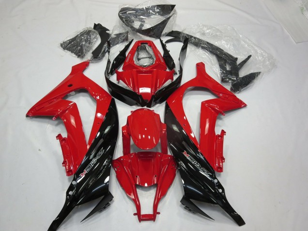 11-15 Rot Schwarz Gloss ZX10R Verkleidung