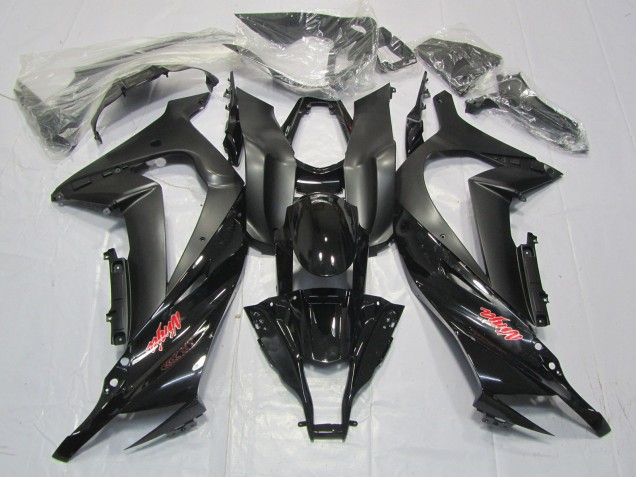 11-15 Schwarz Matt Rot Pin ZX10R Verkleidung