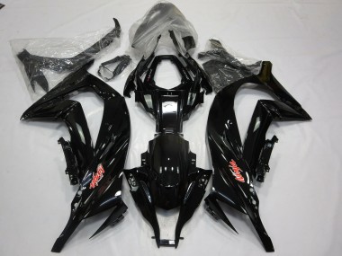 11-15 Schwarz Rot Glänzend ZX10R Verkleidung