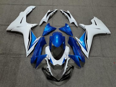 11-24 Blau & Weiß GSXR 600-750 Verkleidung