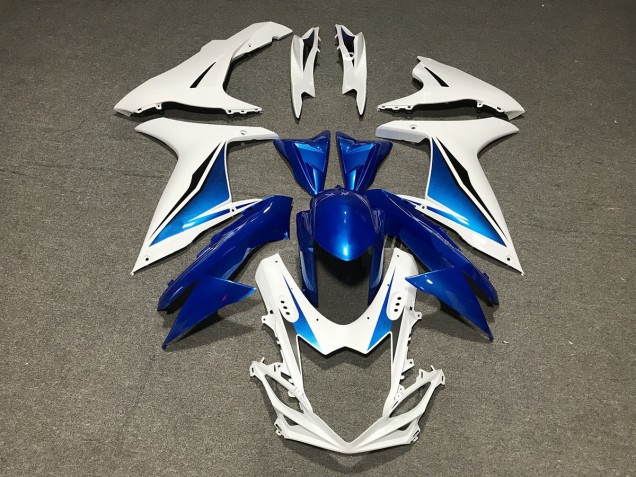 11-24 Blauweiß Kundenspezifisch GSXR 600-750 Verkleidung