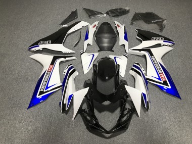 11-24 Blau Schwarz & Weiß Schrift GSXR 600-750 Verkleidung