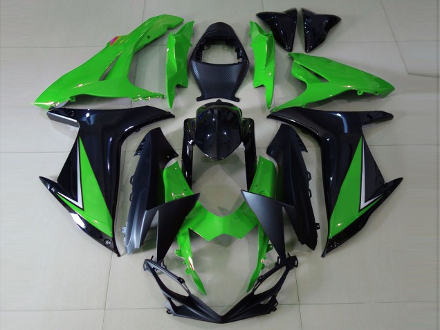 11-24 Glänzend Grün & Schwarz GSXR 600-750 Verkleidung