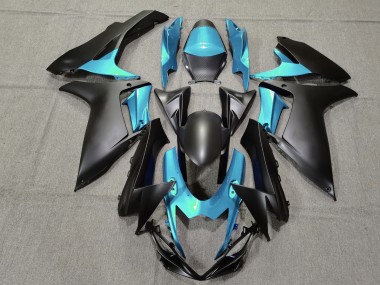 11-24 Hellblau & Matt Schwarz GSXR 600-750 Verkleidung