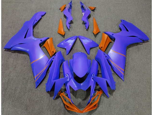 11-24 Matt Ozeanblau & Orange GSXR 600-750 Verkleidung