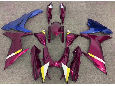11-24 Rot & Blau Glänzend GSXR 600-750 Verkleidung