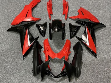 11-24 Rot Glänzend & Schwarz GSXR 600-750 Verkleidung