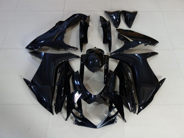 11-24 Schlichte Schwarz Glänzend GSXR 600-750 Verkleidung