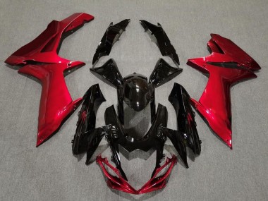 11-24 Schwarz Glänzend & Lavarot GSXR 600-750 Verkleidung