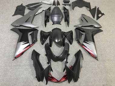 11-24 Schwarz Glänzend & Mattgrau GSXR 600-750 Verkleidung
