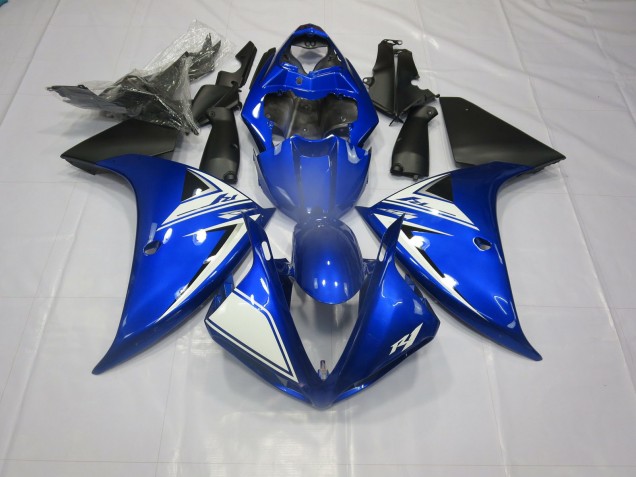 12-14 Blau & Schwarz R1 Verkleidung