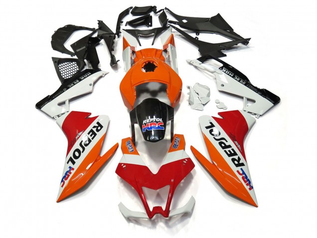 12-15 Repsol Weiß & Rot RS4 125 Verkleidung