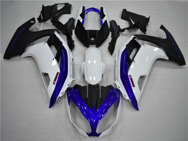12-16 Blau & Weiß Ninja 650R Verkleidung