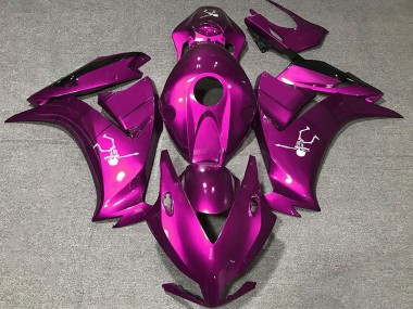 12-16 Dunkelpink Glanz CBR1000RR Verkleidung