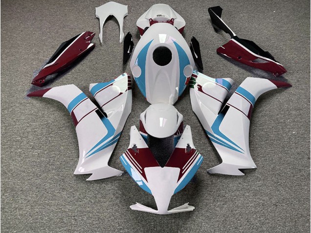 12-16 Glänzend Hellblau & Kastanienbraun CBR1000RR Verkleidung