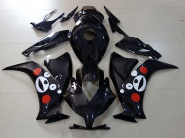 12-16 Glänzendes Schwarzes Funky-Design CBR1000RR Verkleidung