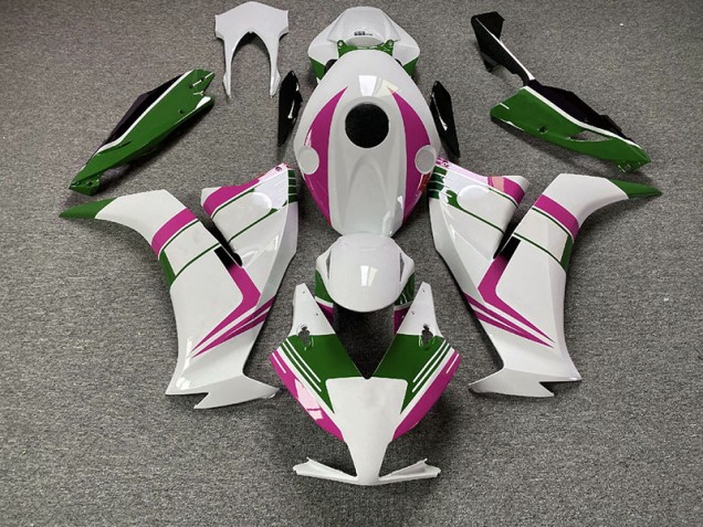 12-16 Glanzrosa & Grün CBR1000RR Verkleidung
