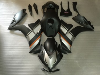 12-16 Matt Silber & Schwarz CBR1000RR Verkleidung