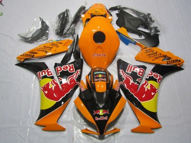 12-16 Orangerot Bull CBR1000RR Verkleidung