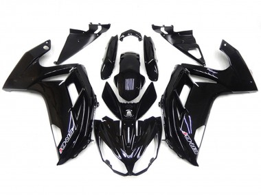 12-16 Schwarz Glänzend Ninja 650R Verkleidung