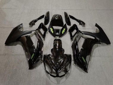 12-16 Schwarz & Grün Ninja 650R Verkleidung