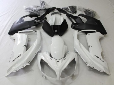 12-16 Schwarz & Weiß Ninja 650R Verkleidung