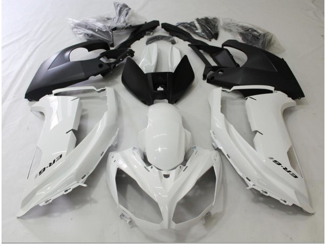 12-16 Schwarz & Weiß Ninja 650R Verkleidung
