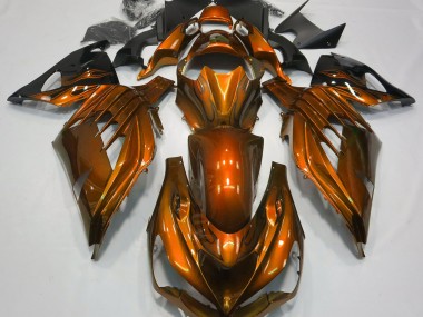 12-21 Gebranntes Orange Glänzend ZX14R Verkleidung