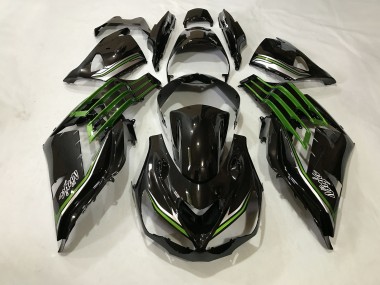 12-21 Glänzendes Schwarz & Schleimgrün ZX14R Verkleidung