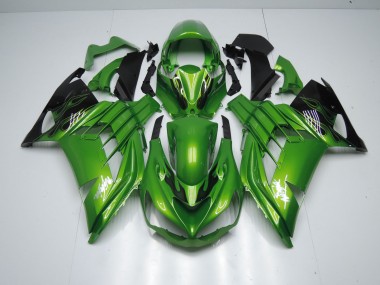 12-21 Grün Flamme ZX14R Verkleidung