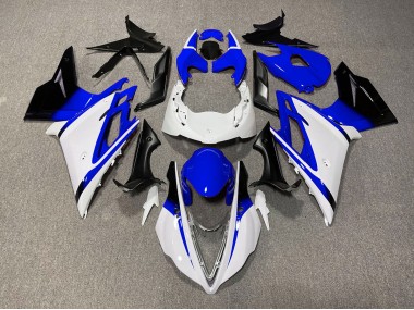 13-16 Glänzend Weiß & Blau Daytona 675 Verkleidung
