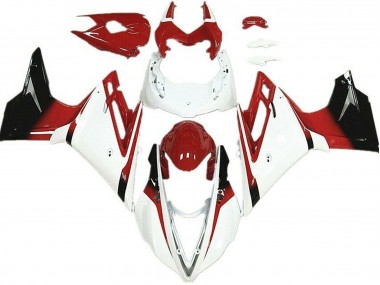 13-16 Weiß & Rot Daytona 675 Verkleidung