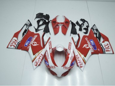 13-16 Rot Rennen-Stil Daytona 675 Verkleidung