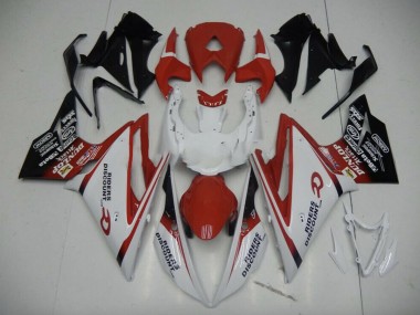 13-16 Rot Schwarz Fade Daytona 675 Verkleidung