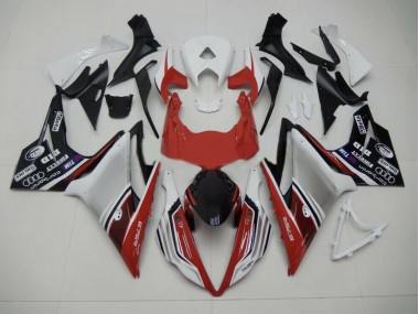 13-16 Rot Weiß & Schwarz Stil Daytona 675 Verkleidung