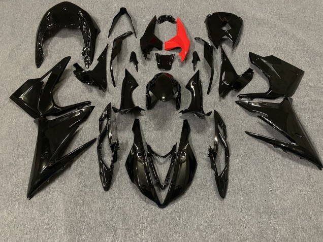 13-16 Schwarz Glänzend Daytona 675 Verkleidung