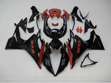 13-16 Schwarz Glänzend Stil Daytona 675 Verkleidung