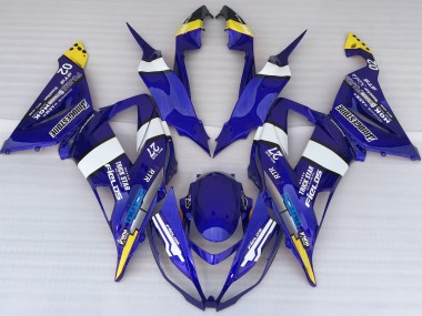13-18 Blauer Stil ZX6R Verkleidung