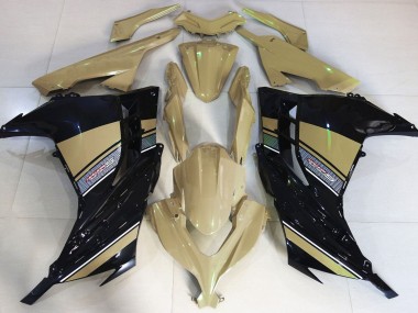 13-18 Desert Tan & Schwarz Ninja 300 Verkleidung