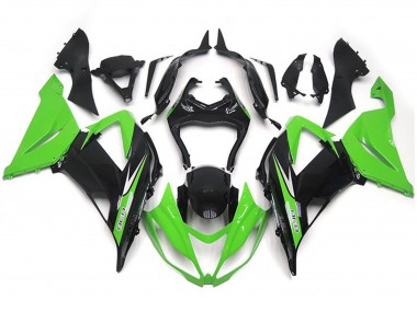 13-18 Grün & Schwarz Leuchtend OEM-Stil ZX6R Verkleidung