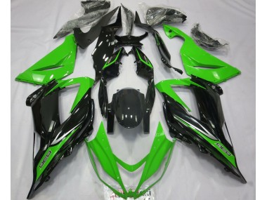 13-18 Grün & Schwarz ZX6R Verkleidung