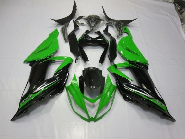 13-18 Grün Schwarz ZX6R Verkleidung