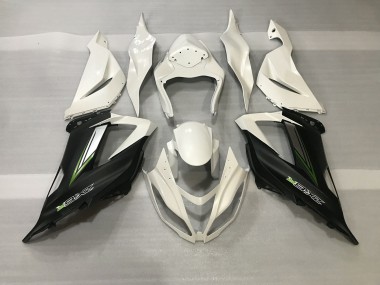 13-18 Kristallweiß & Satinschwarz ZX6R Verkleidung