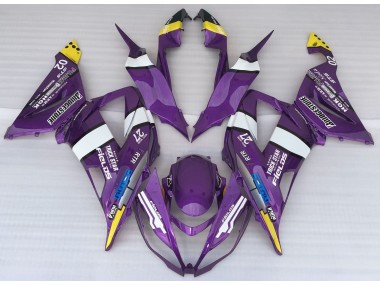 13-18 Lila Logostil ZX6R Verkleidung