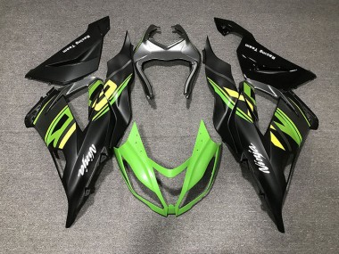 13-18 Matt Schwarz & Rennen ZX6R Verkleidung