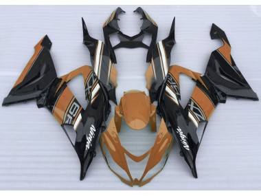 13-18 Orange Glänzend & Schwarz ZX6R Verkleidung