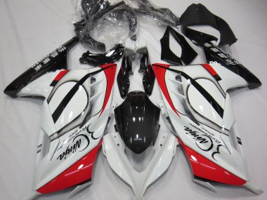 13-18 Rot & Weiß Ninja 300 Verkleidung