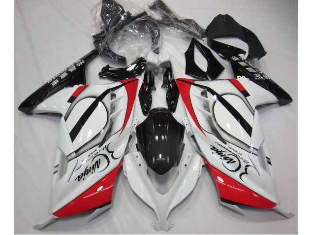 13-18 Rot & Weiß Ninja 300 Verkleidung